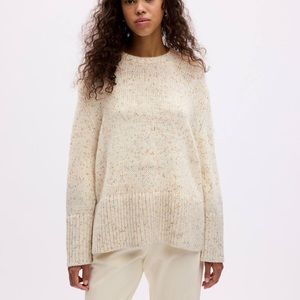 Spilt-Hem Confetti Sweater 24/7